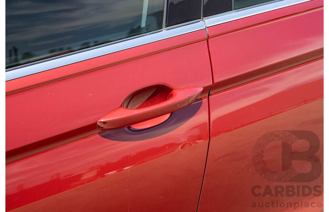 1/2018 Volkswagen Tiguan 162 TSI Sportline (AWD) 5NA MY18 4D Wagon Ruby Red Metallic Turbo 2.0L