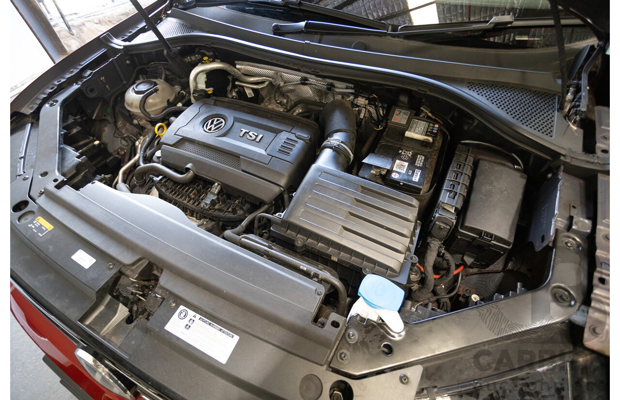 1/2018 Volkswagen Tiguan 162 TSI Sportline (AWD) 5NA MY18 4D Wagon Ruby Red Metallic Turbo 2.0L