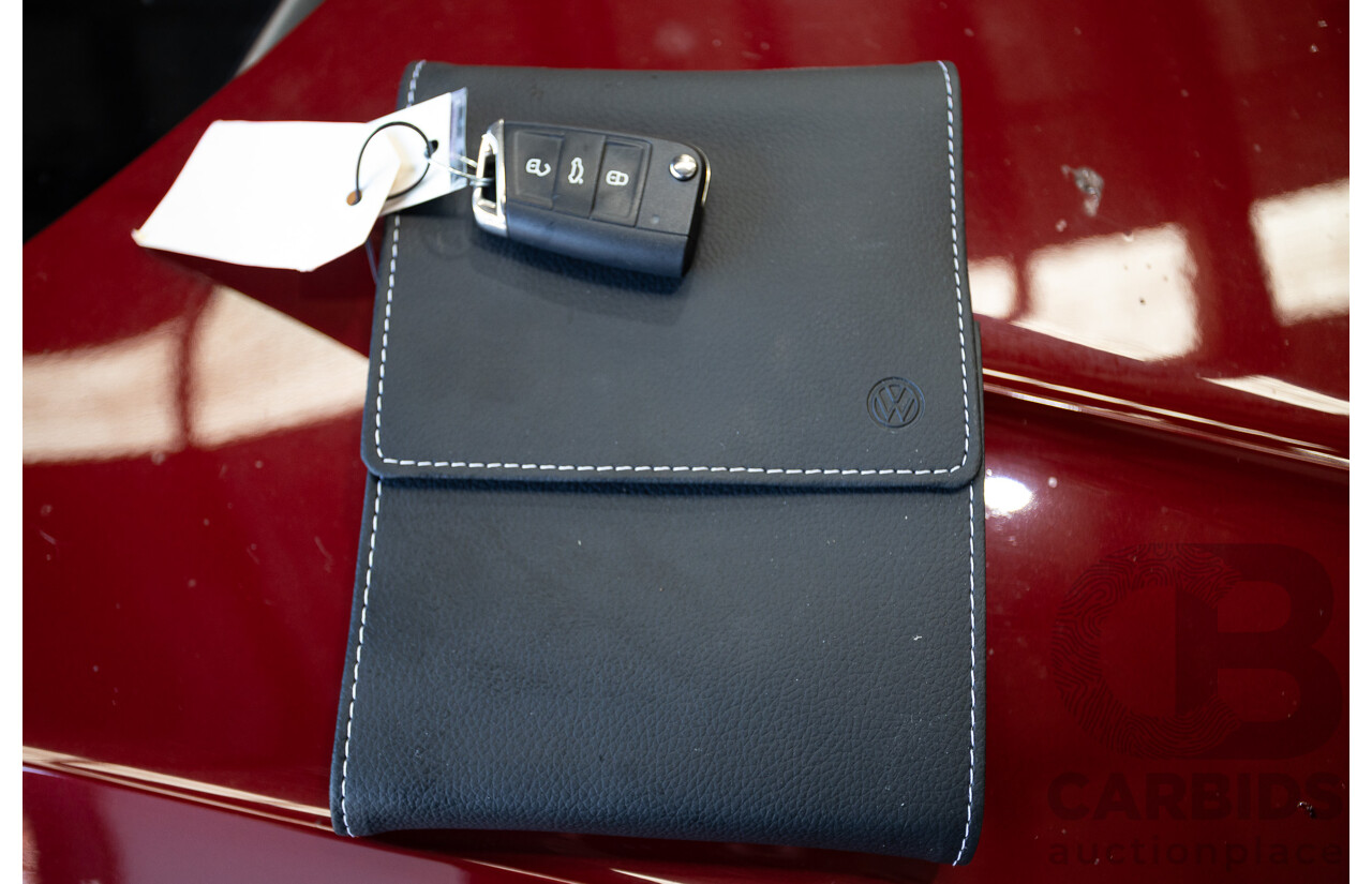 1/2018 Volkswagen Tiguan 162 TSI Sportline (AWD) 5NA MY18 4D Wagon Ruby Red Metallic Turbo 2.0L