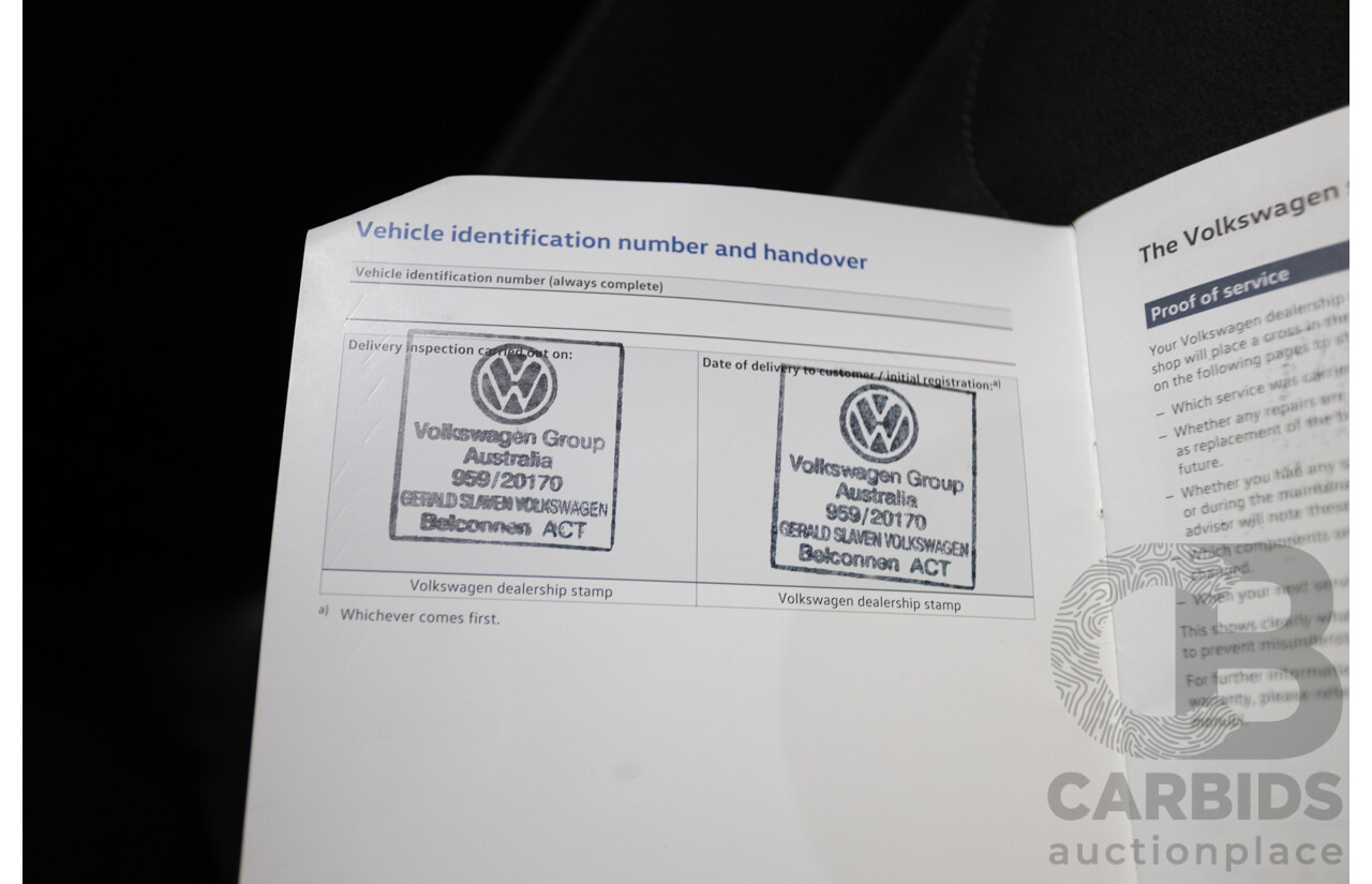 1/2018 Volkswagen Tiguan 162 TSI Sportline (AWD) 5NA MY18 4D Wagon Ruby Red Metallic Turbo 2.0L