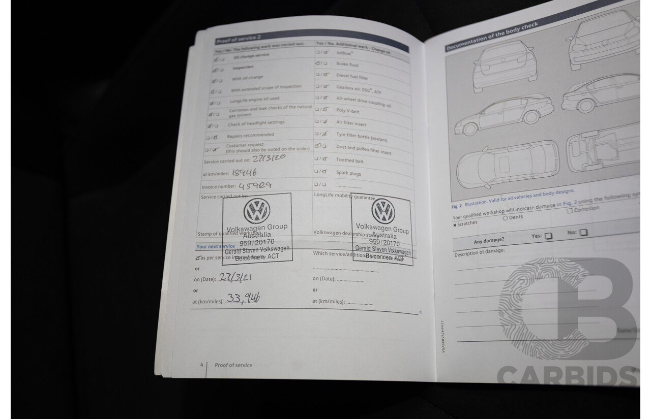 1/2018 Volkswagen Tiguan 162 TSI Sportline (AWD) 5NA MY18 4D Wagon Ruby Red Metallic Turbo 2.0L