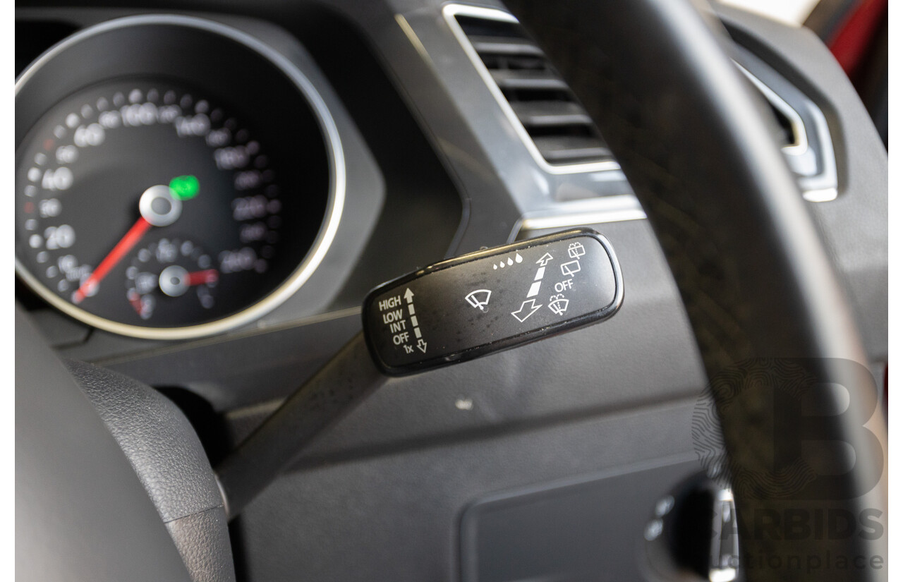 1/2018 Volkswagen Tiguan 162 TSI Sportline (AWD) 5NA MY18 4D Wagon Ruby Red Metallic Turbo 2.0L