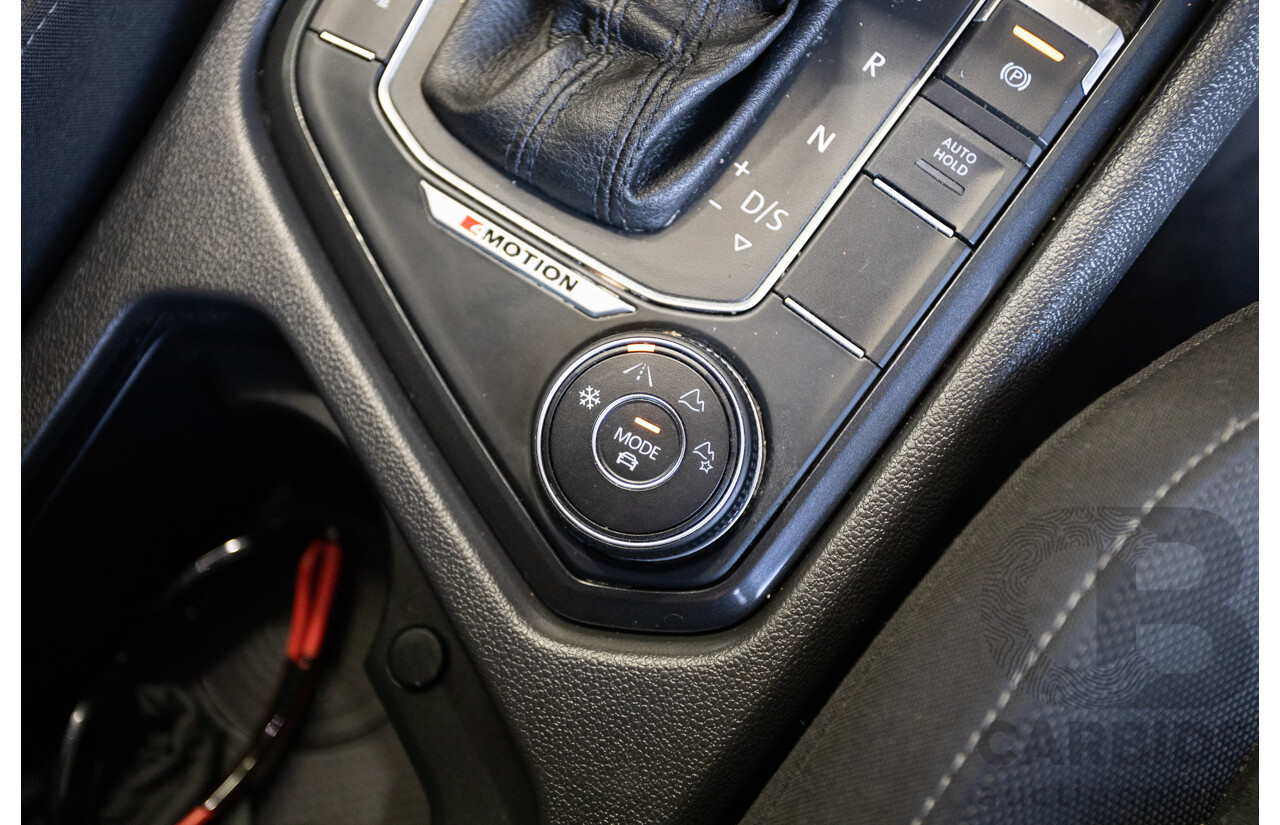 1/2018 Volkswagen Tiguan 162 TSI Sportline (AWD) 5NA MY18 4D Wagon Ruby Red Metallic Turbo 2.0L