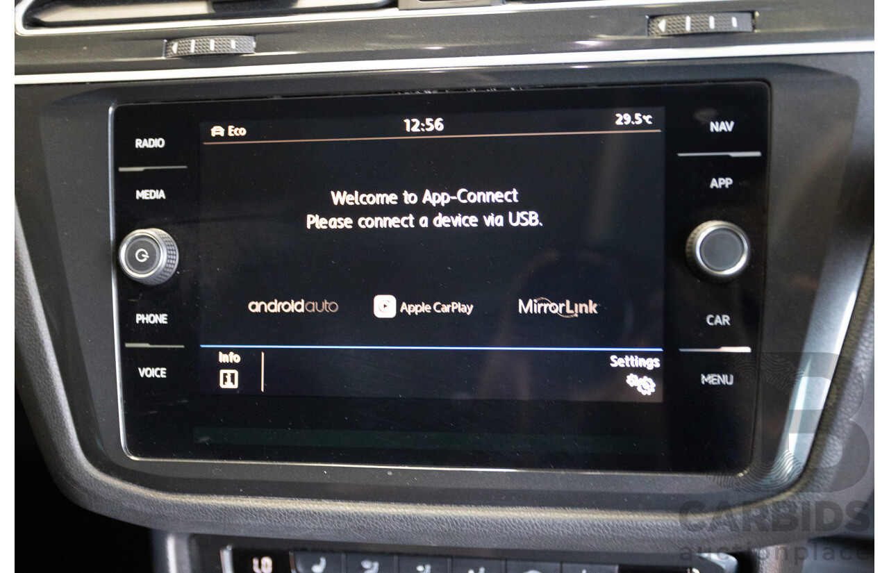 1/2018 Volkswagen Tiguan 162 TSI Sportline (AWD) 5NA MY18 4D Wagon Ruby Red Metallic Turbo 2.0L