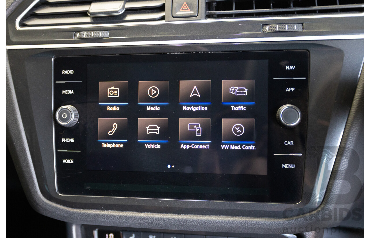 1/2018 Volkswagen Tiguan 162 TSI Sportline (AWD) 5NA MY18 4D Wagon Ruby Red Metallic Turbo 2.0L