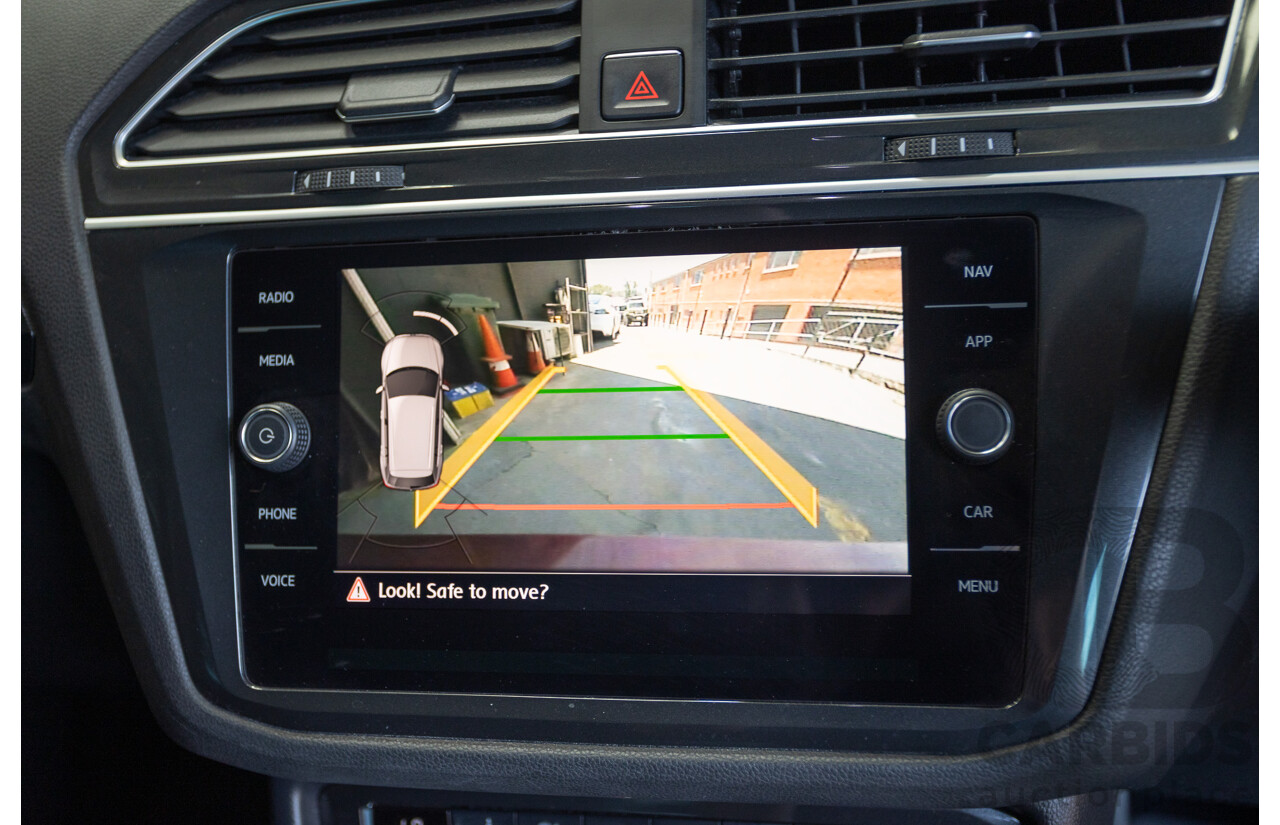 1/2018 Volkswagen Tiguan 162 TSI Sportline (AWD) 5NA MY18 4D Wagon Ruby Red Metallic Turbo 2.0L