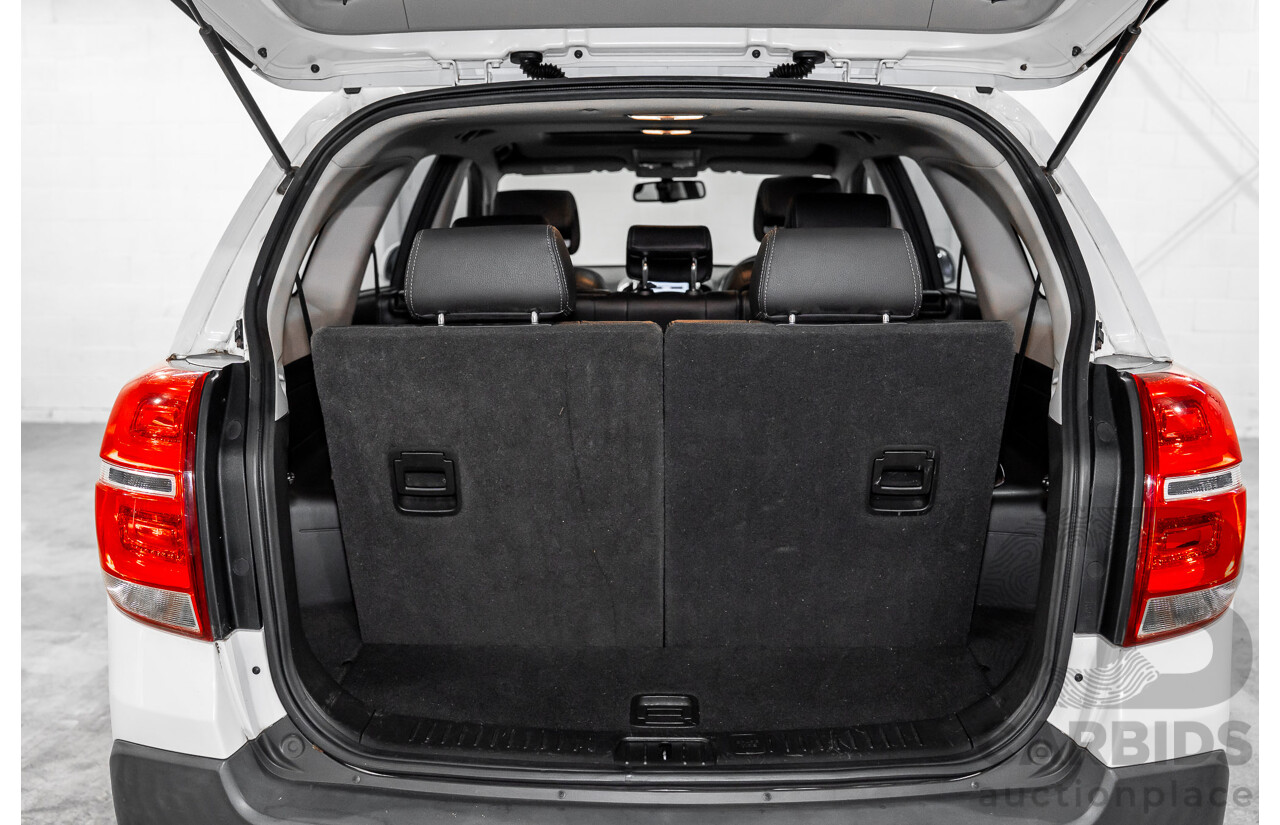 3/2014 Holden Captiva 7 LTZ (AWD) CG MY15 4d Wagon Summit White V6 3.0L - 7 Seater