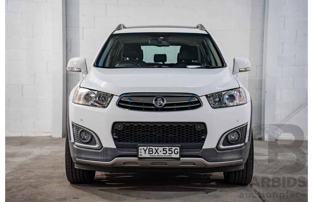 3/2014 Holden Captiva 7 LTZ (AWD) CG MY15 4d Wagon Summit White V6 3.0L - 7 Seater