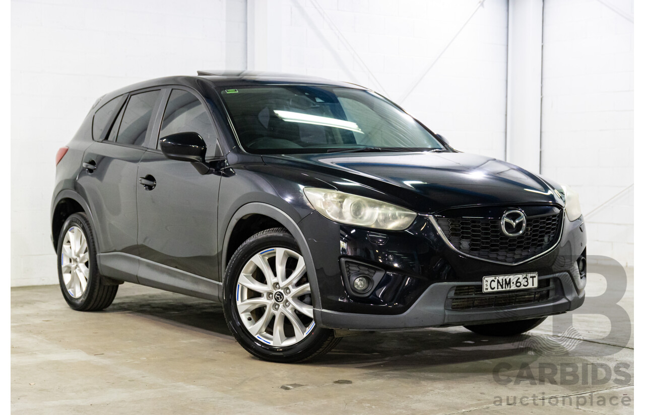 3/2013 Mazda CX-5 Akera (4x4) MY13 4d Wagon Brilliant Black Pearl Turbo Diesel 2.2L