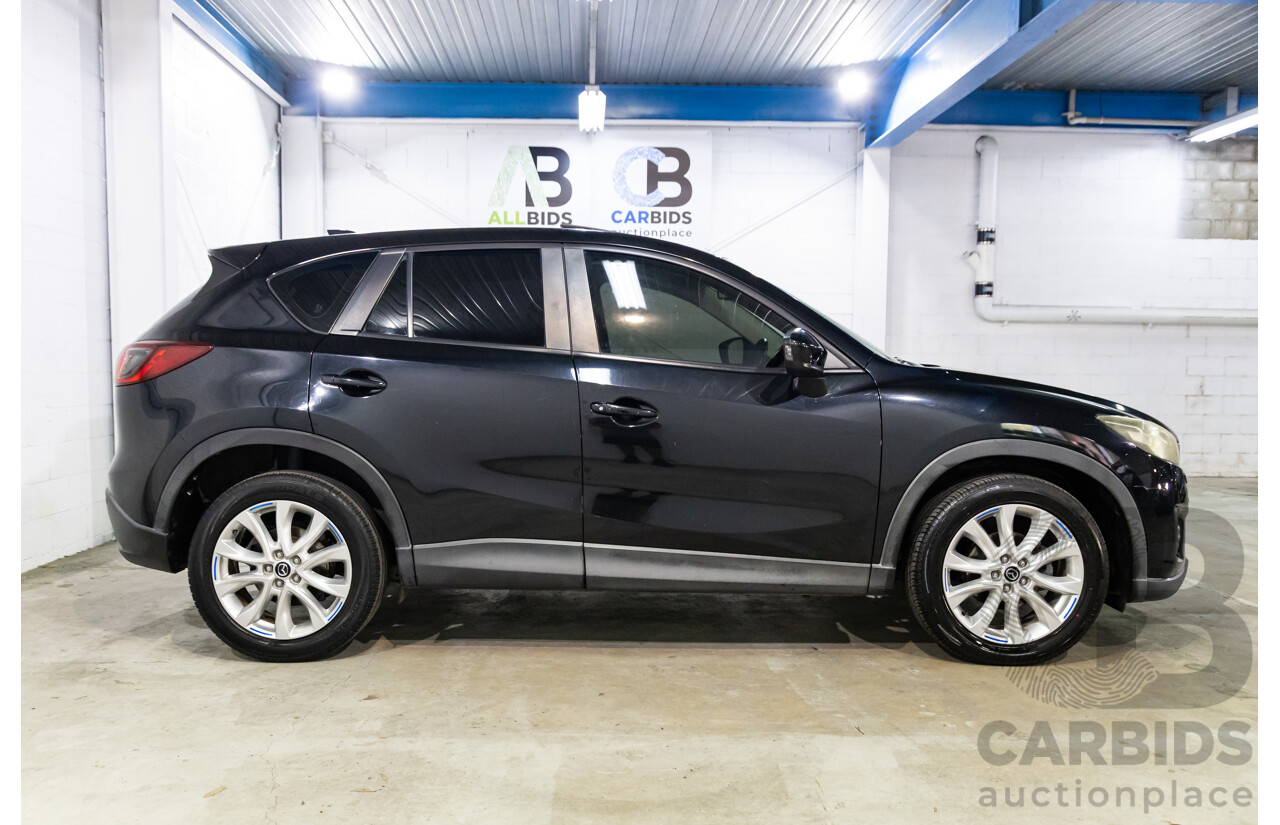 3/2013 Mazda CX-5 Akera (4x4) MY13 4d Wagon Brilliant Black Pearl Turbo Diesel 2.2L