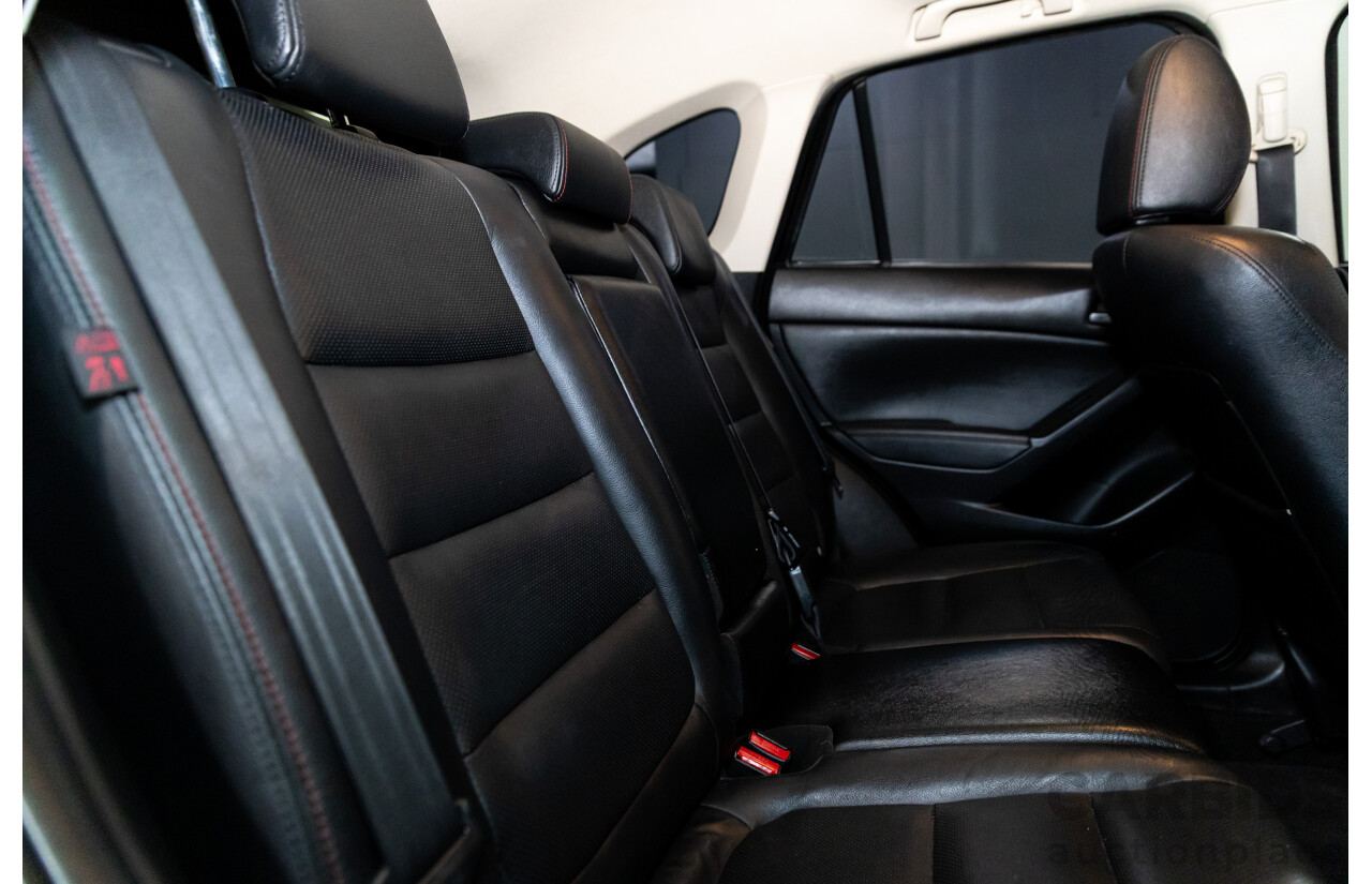 3/2013 Mazda CX-5 Akera (4x4) MY13 4d Wagon Brilliant Black Pearl Turbo Diesel 2.2L