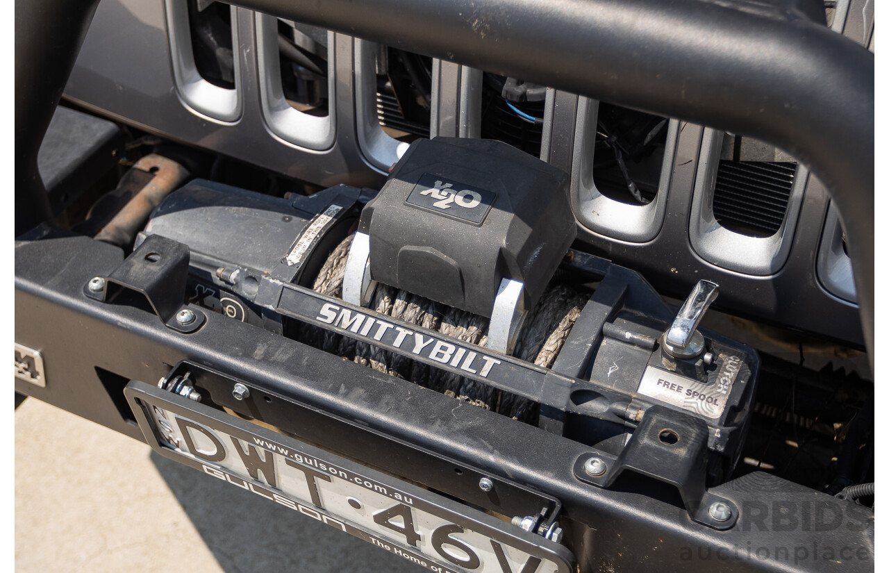 1/2018 Jeep Wrangler Unlimited Overland (4x4) JK MY18 4D Hardtop Billet Silver Metallic V8 5.7L
