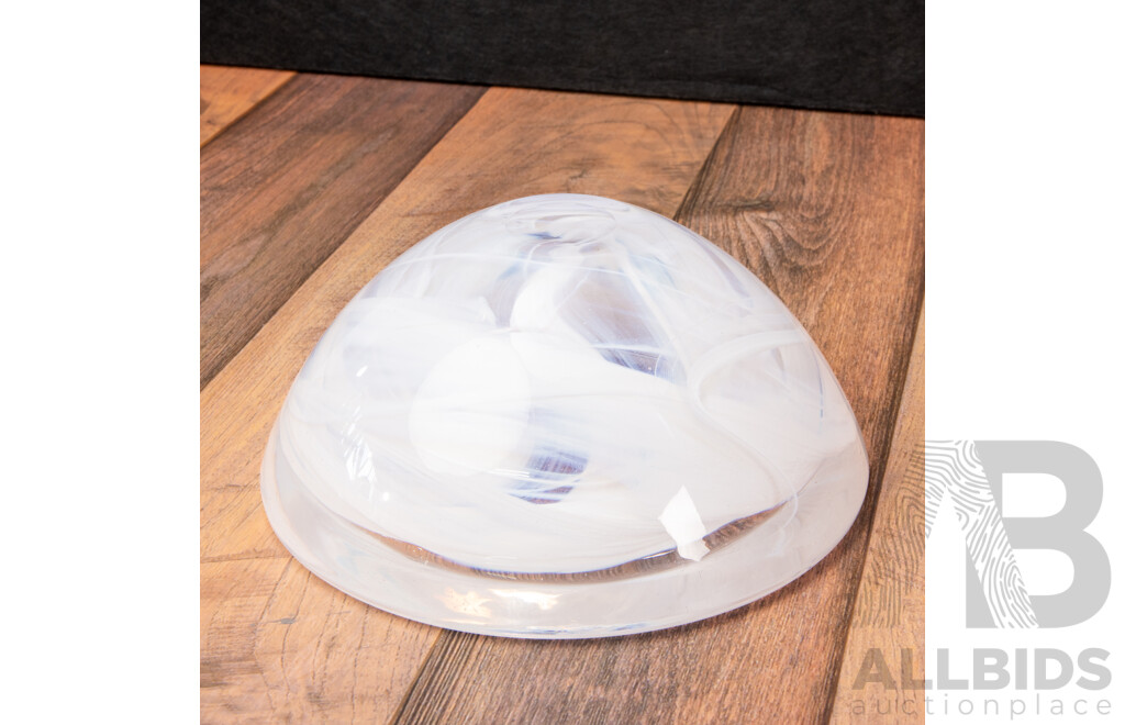 Atoll Art Glass Bowl by Anna Ehrner for Kosta Boda