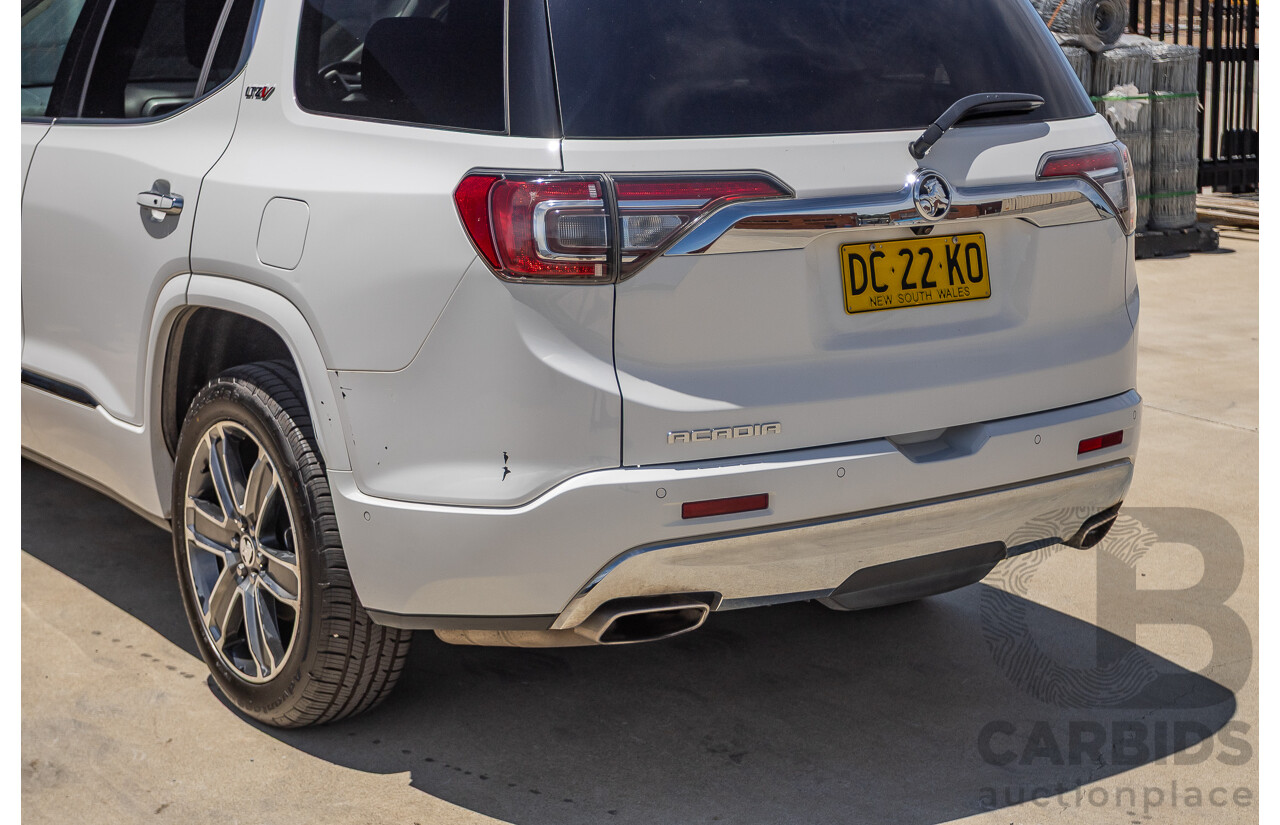 5/2019 Holden Acadia LTZ-V AC MY19 4D Wagon Summit White V6 3.6L - 7 seater
