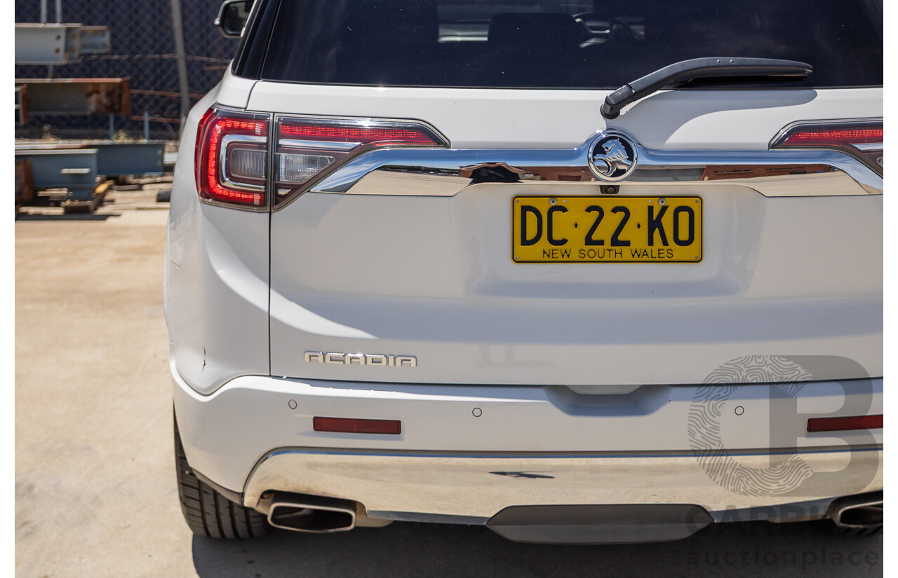 5/2019 Holden Acadia LTZ-V AC MY19 4D Wagon Summit White V6 3.6L - 7 seater