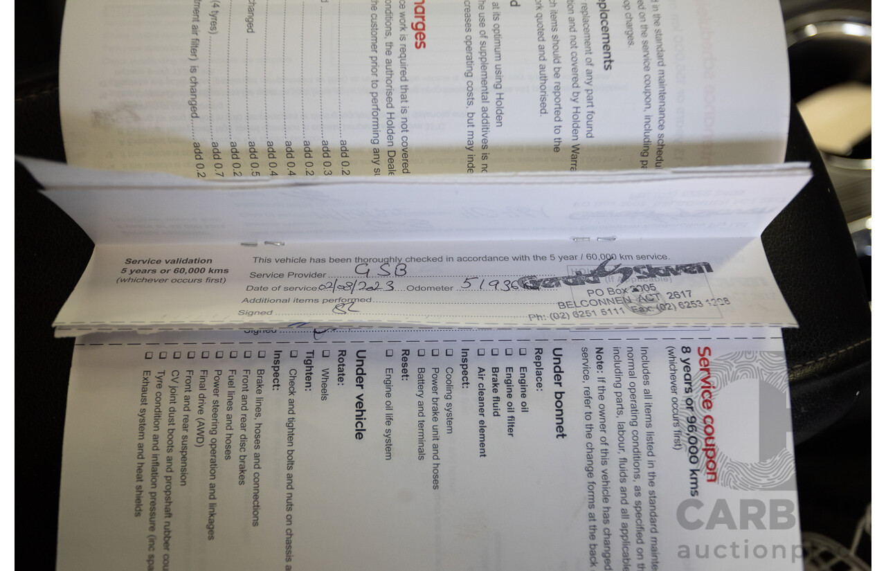 5/2019 Holden Acadia LTZ-V AC MY19 4D Wagon Summit White V6 3.6L - 7 seater