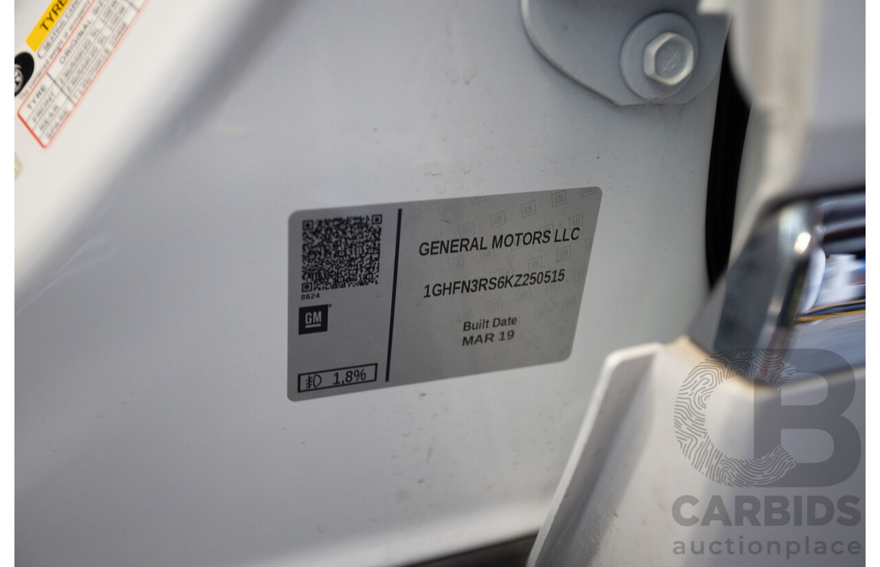 5/2019 Holden Acadia LTZ-V AC MY19 4D Wagon Summit White V6 3.6L - 7 seater