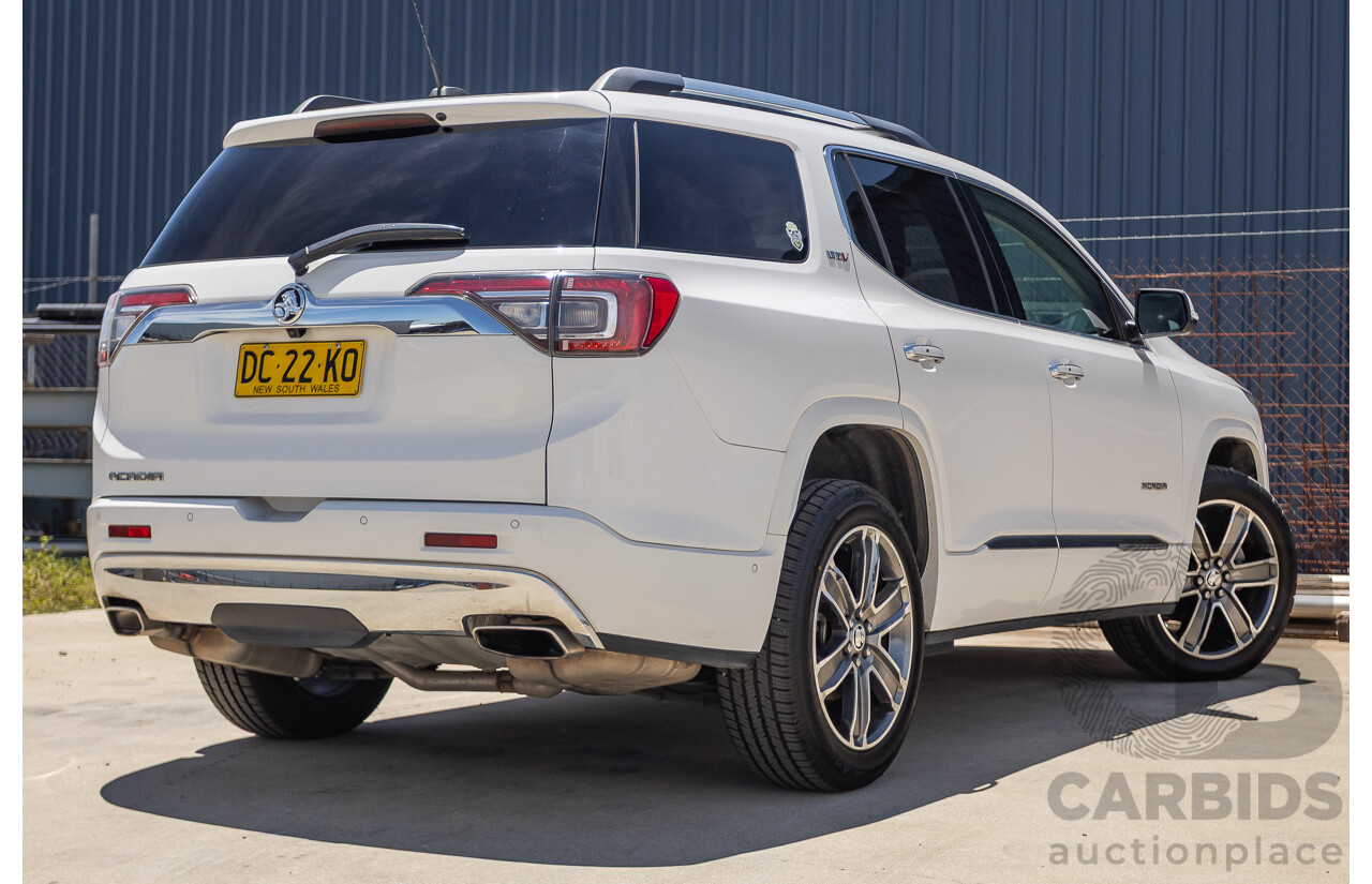 5/2019 Holden Acadia LTZ-V AC MY19 4D Wagon Summit White V6 3.6L - 7 seater