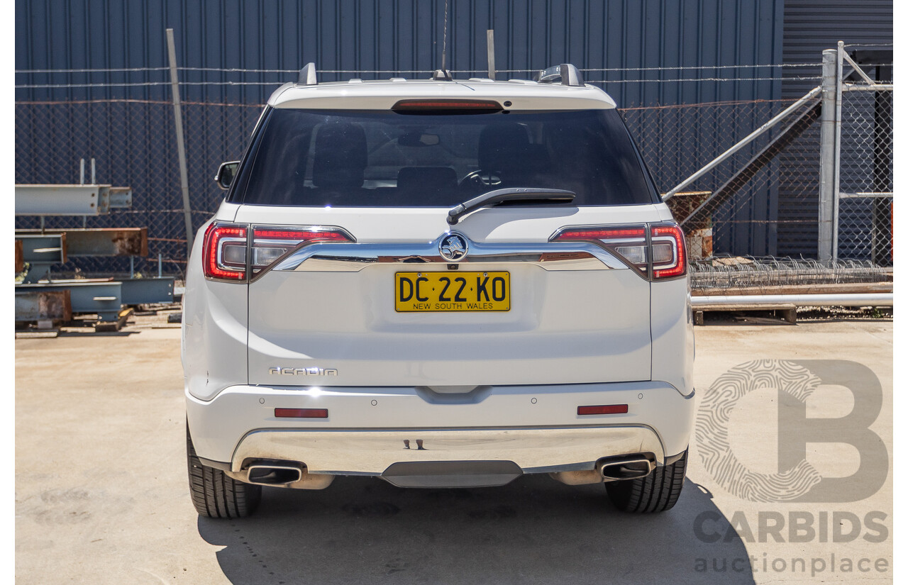 5/2019 Holden Acadia LTZ-V AC MY19 4D Wagon Summit White V6 3.6L - 7 seater