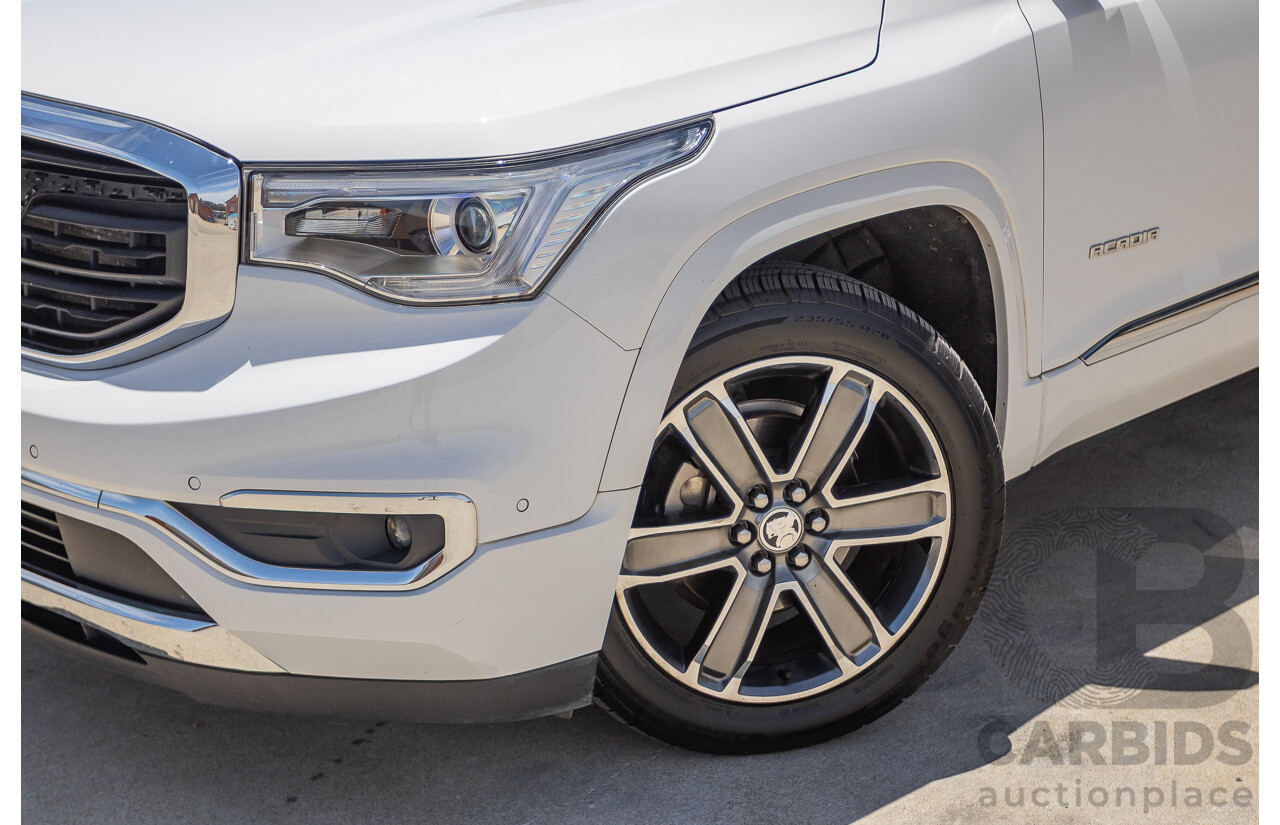 5/2019 Holden Acadia LTZ-V AC MY19 4D Wagon Summit White V6 3.6L - 7 seater