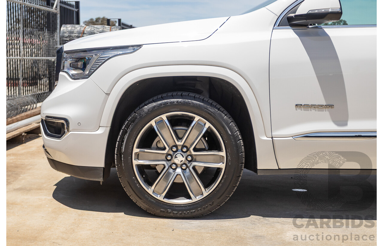 5/2019 Holden Acadia LTZ-V AC MY19 4D Wagon Summit White V6 3.6L - 7 seater