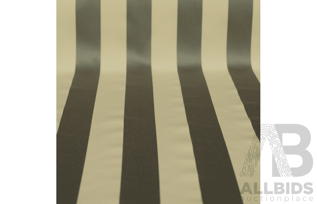 Royal Stripe Celadon - Cotton/Polyester - Width: 140cm - 50 Metres - RRP$65.00 per METRE - Total RRP $3250