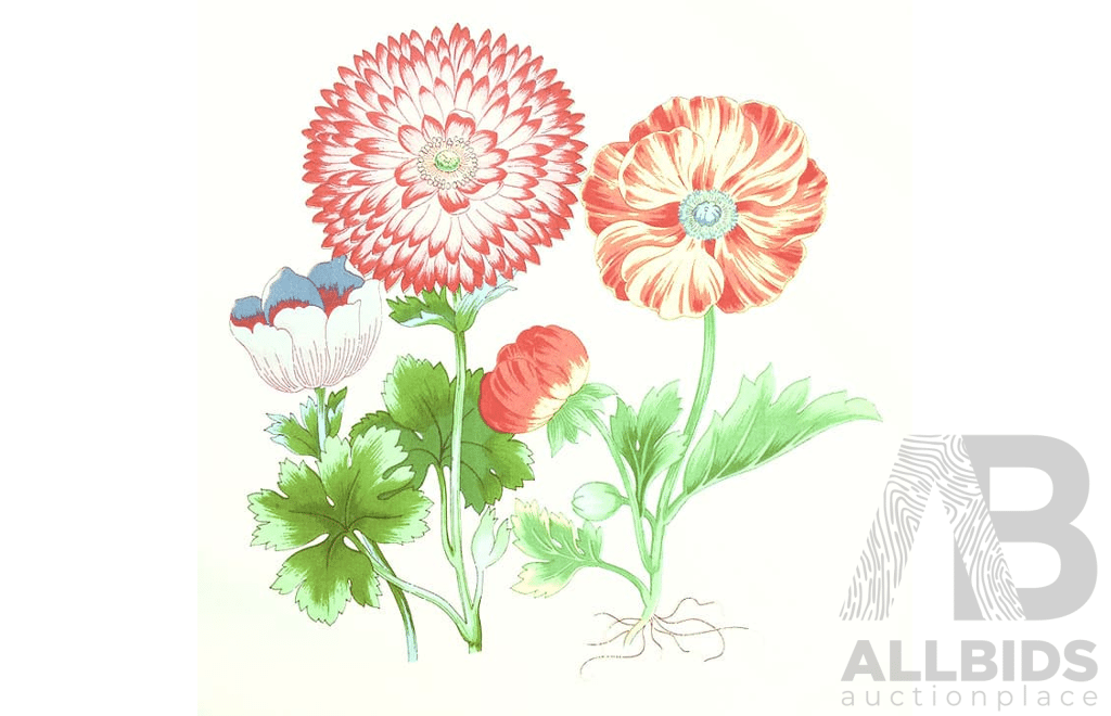 Garden Bed - Polished Cotton - Width: 140cm - 17 Metres - RRP$65.00 per Metre - Total RRP $1105