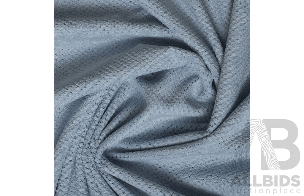 Baby Blue - Velveteen - Width: 150cm - 11 Metres - RRP$35.00 per Metre - Total RRP $385
