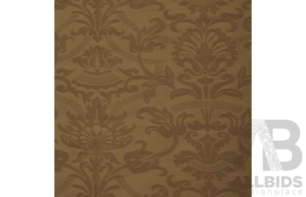 Dusky Pink - Damask Polyester - Width: 140cm - 17 Metres - RRP$43.00 per Metre - Total RRP $731