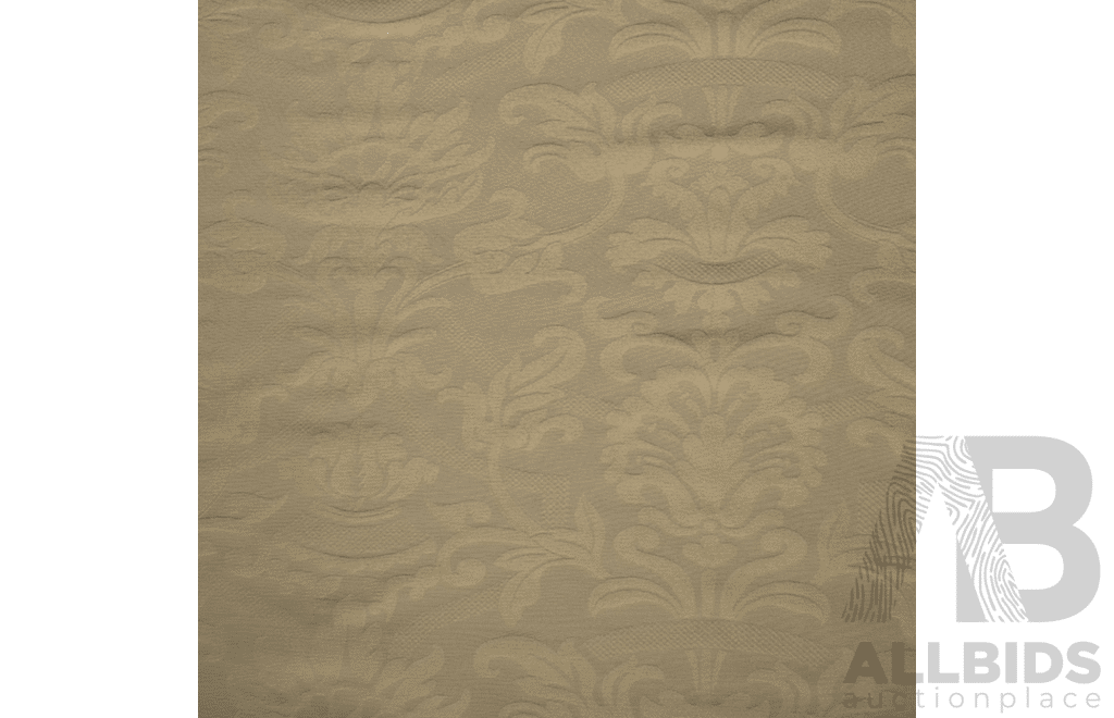 Biscotti - Damask Polyester - Width: 150cm - 16 Metres - RRP$43.00 per Metre - Total RRP $688
