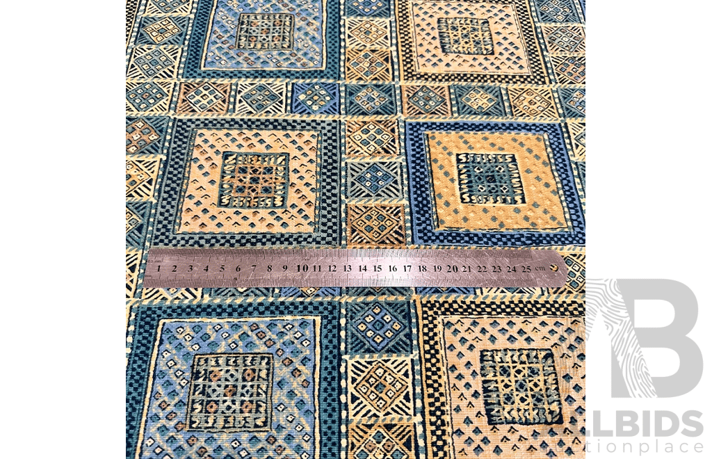 English Blue - Cotton - Width: 140cm - 37 Metres - RRP$57.00 per METRE - Total RRP $2109