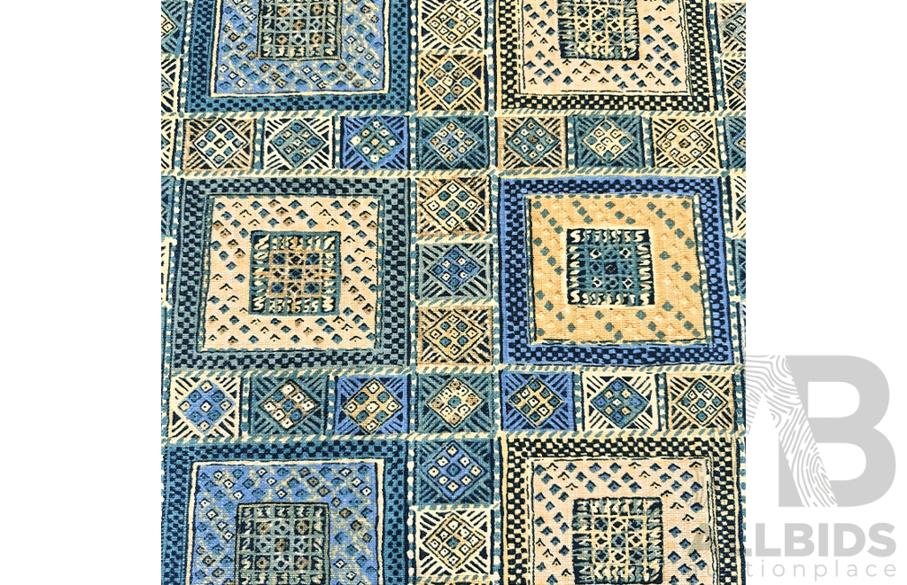 English Blue - Cotton - Width: 140cm - 37 Metres - RRP$57.00 per METRE - Total RRP $2109