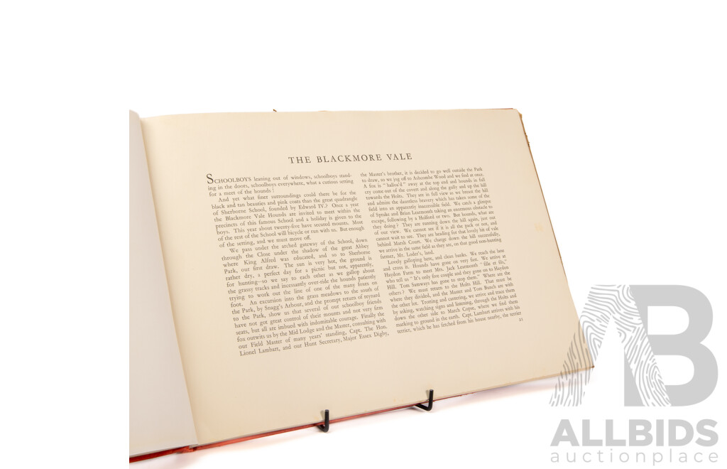 Hunting Countries by F.A Stewart, First Edition 1935, Collins Clear-Type Press. London