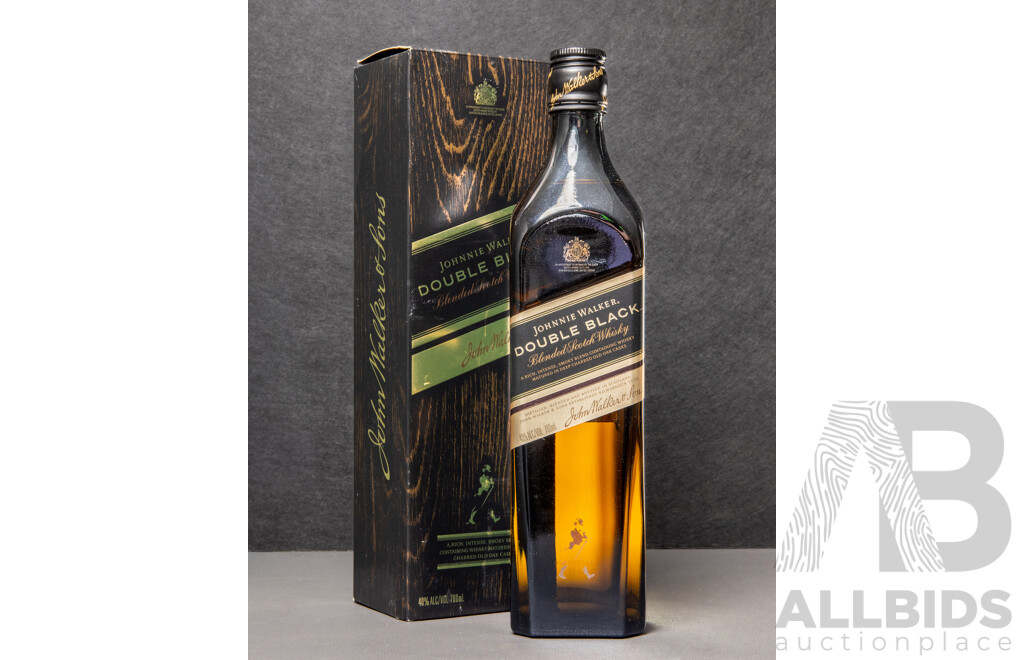 Boxed Johnnie Walker Double Black Blended Scotch Whisky