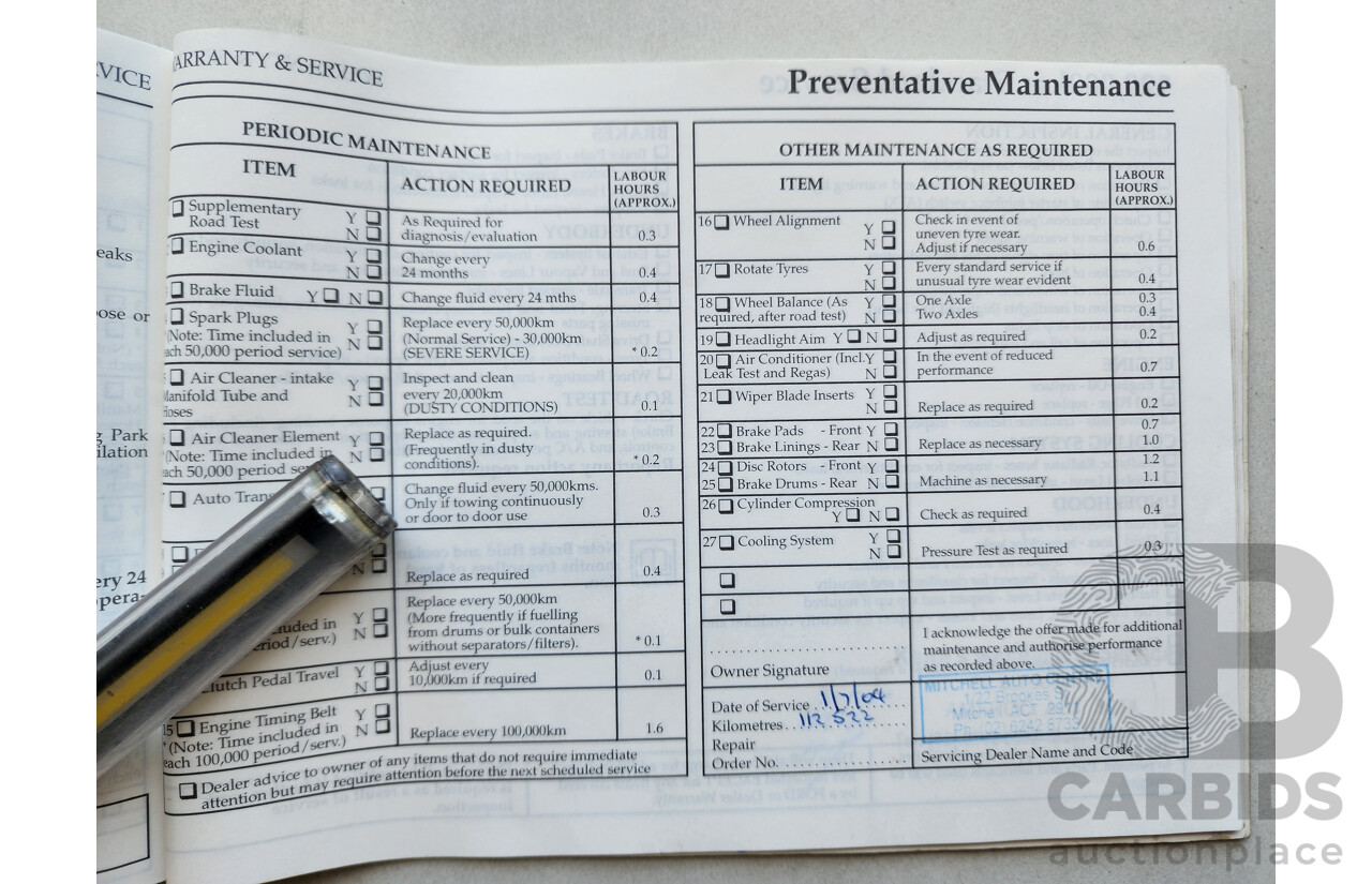 5/1997 Ford Laser LXi KJII 4d Sedan White 1.6L