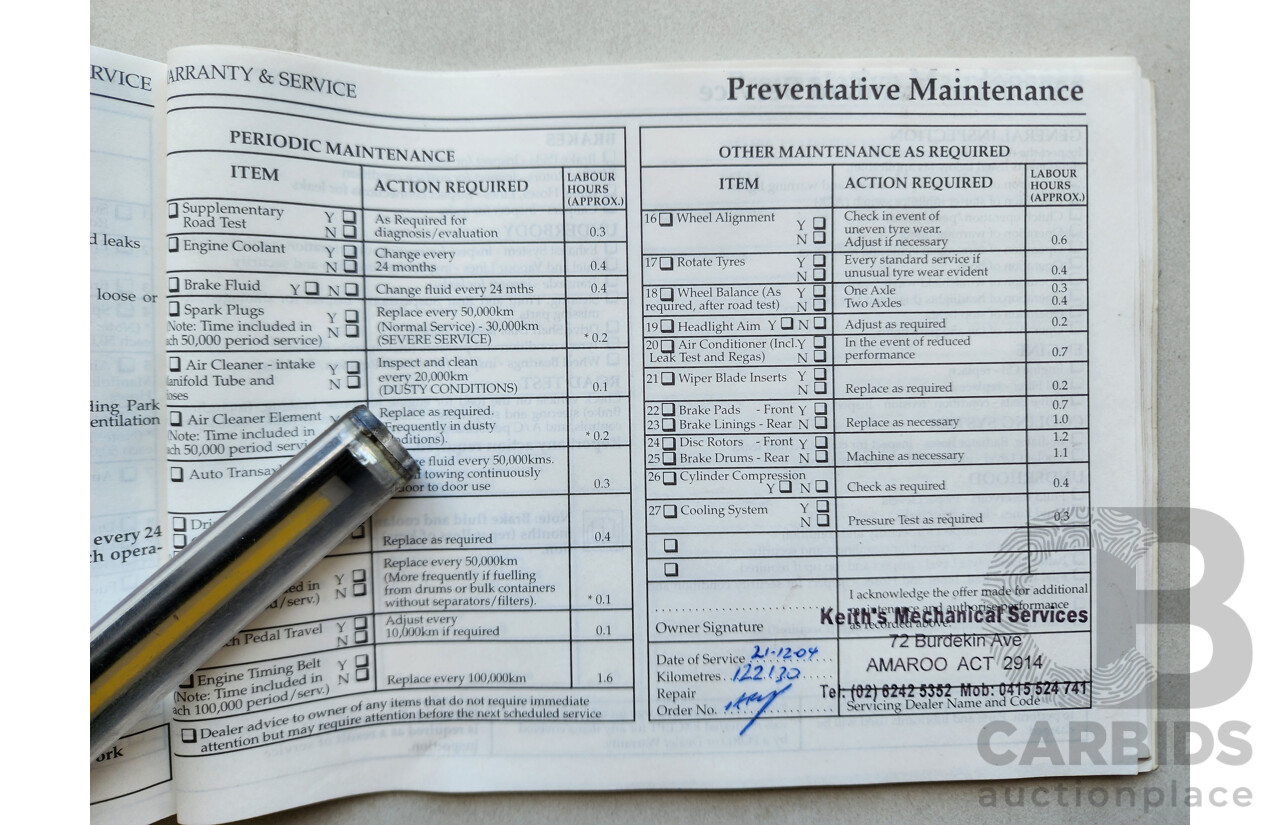 5/1997 Ford Laser LXi KJII 4d Sedan White 1.6L