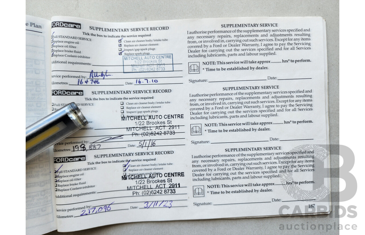 5/1997 Ford Laser LXi KJII 4d Sedan White 1.6L