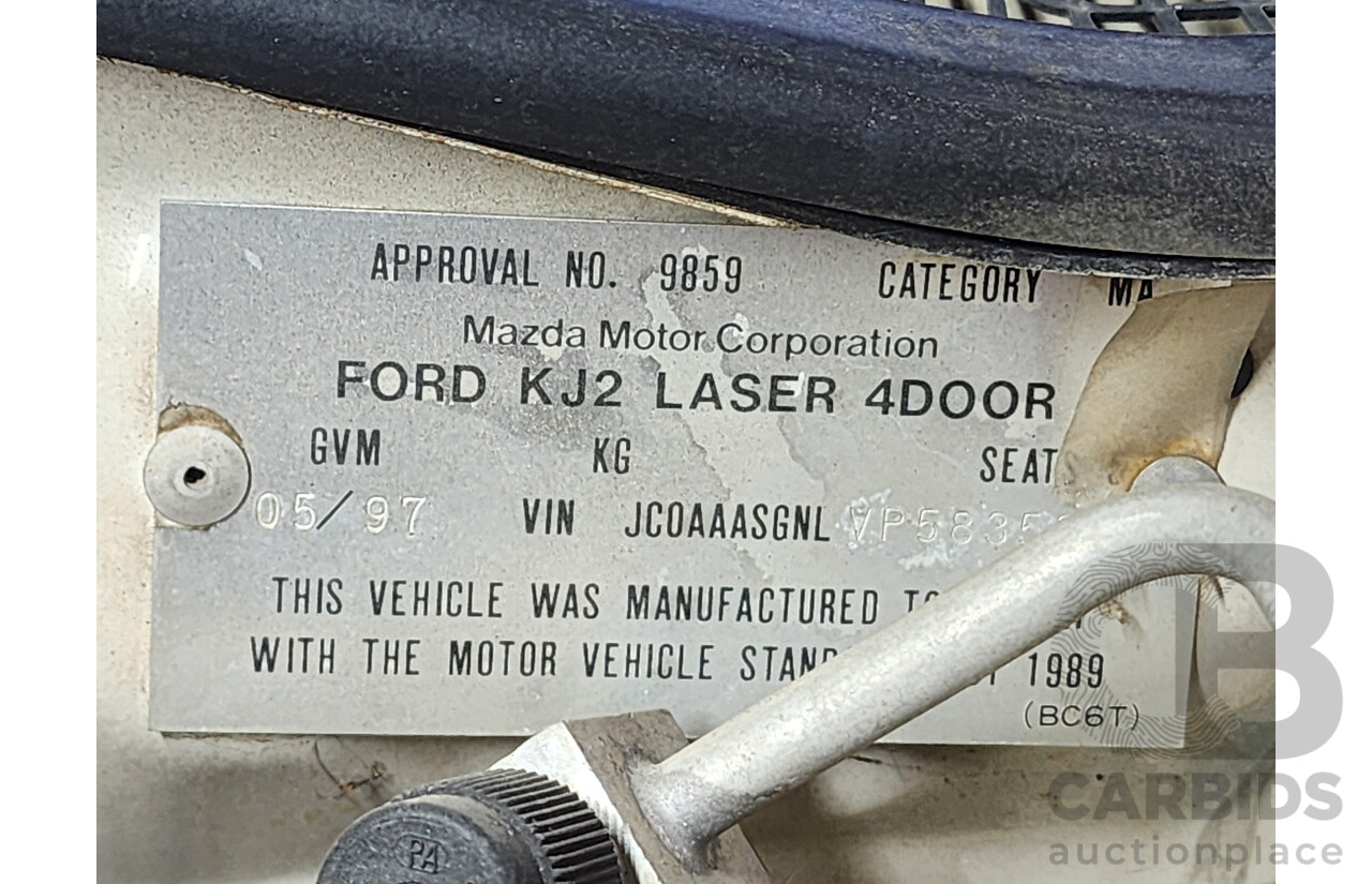 5/1997 Ford Laser LXi KJII 4d Sedan White 1.6L