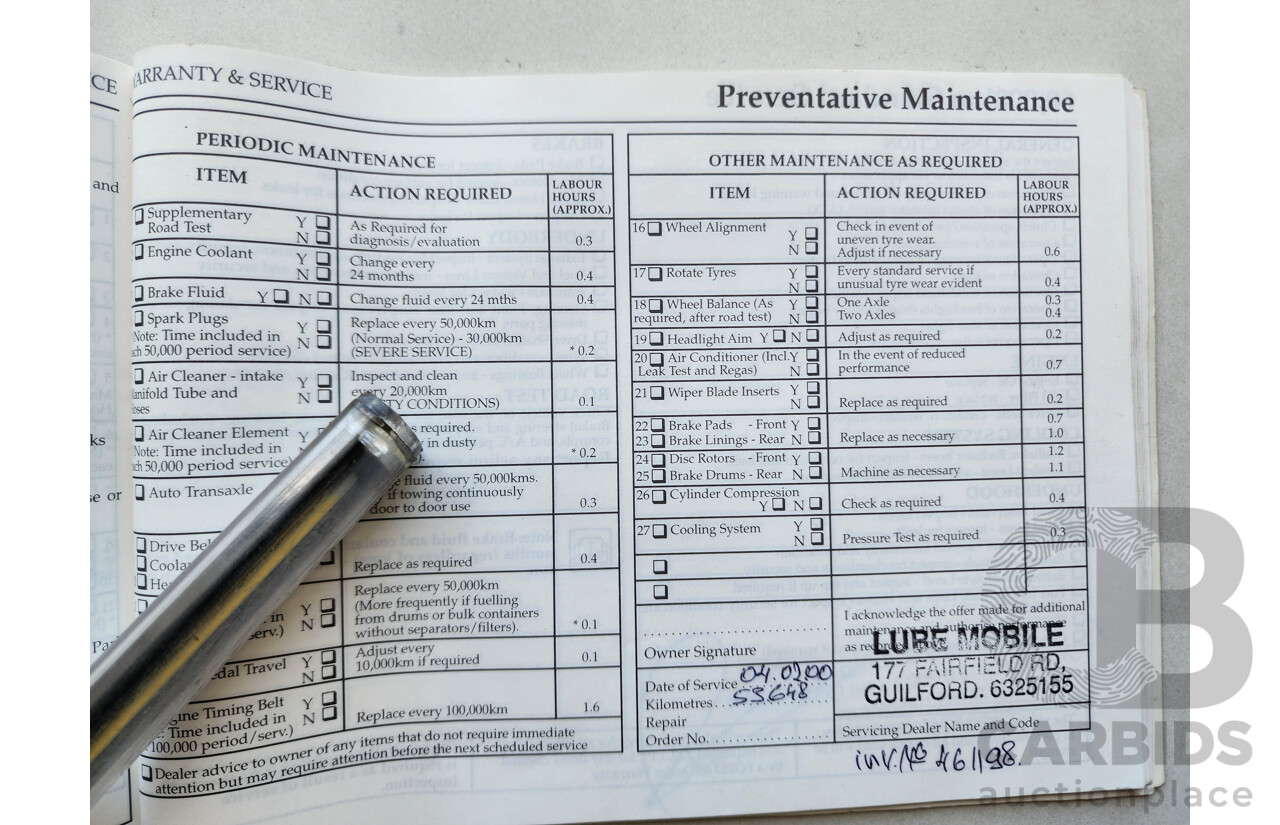 5/1997 Ford Laser LXi KJII 4d Sedan White 1.6L