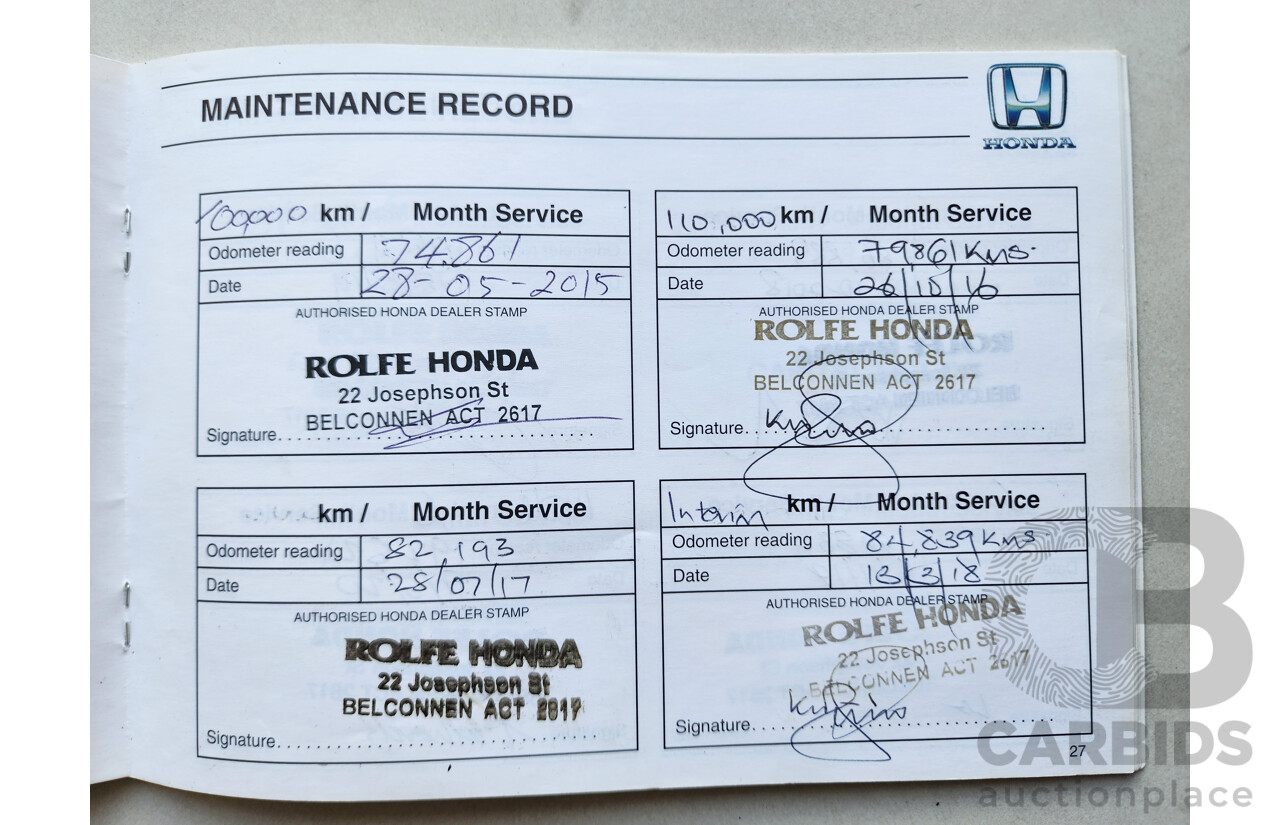 5/1998 Honda Civic CXi  3d Hatchback White 1.6L