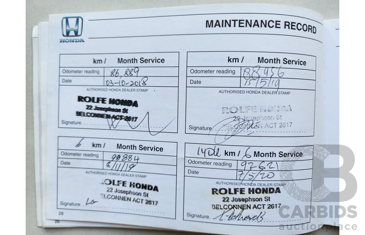 5/1998 Honda Civic CXi  3d Hatchback White 1.6L