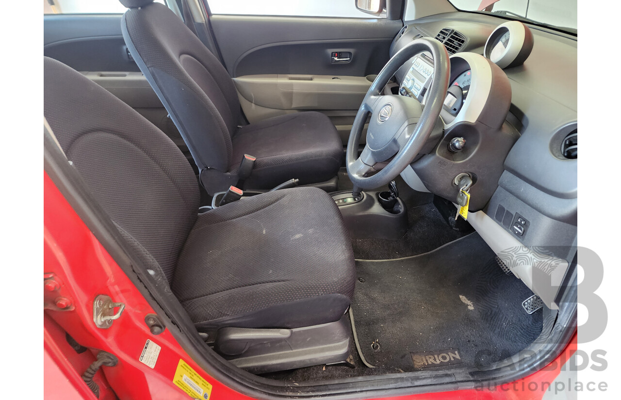 1/2007 Daihatsu Sirion GTvi  5d Hatchback Red 1.3L