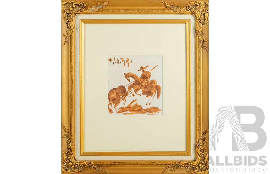 Pablo Picasso, Toros Y Toreros 41, 37cm x 26.5cm Offset Lithograph