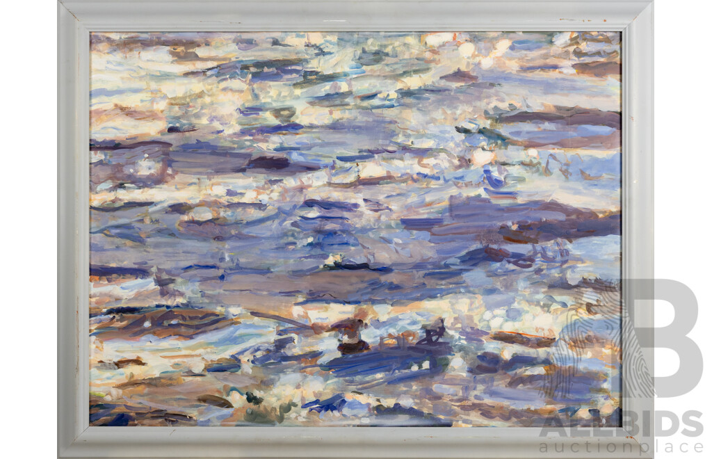 Sebastien Rudko, Morze W Morzu (^Sea in The Sea), 2012, 79cm x 59cm Mixed Media on Canvas, Framed 91cm x 70cm