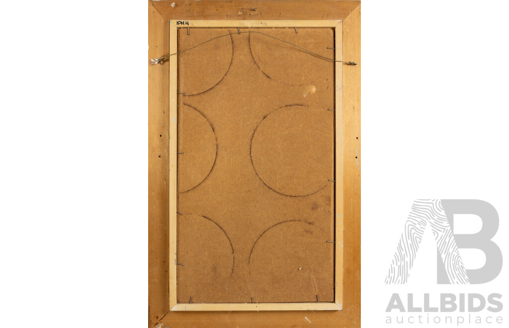 Victor George O’Connor, Lower Depths, 66cm x 43cm Oil on Board