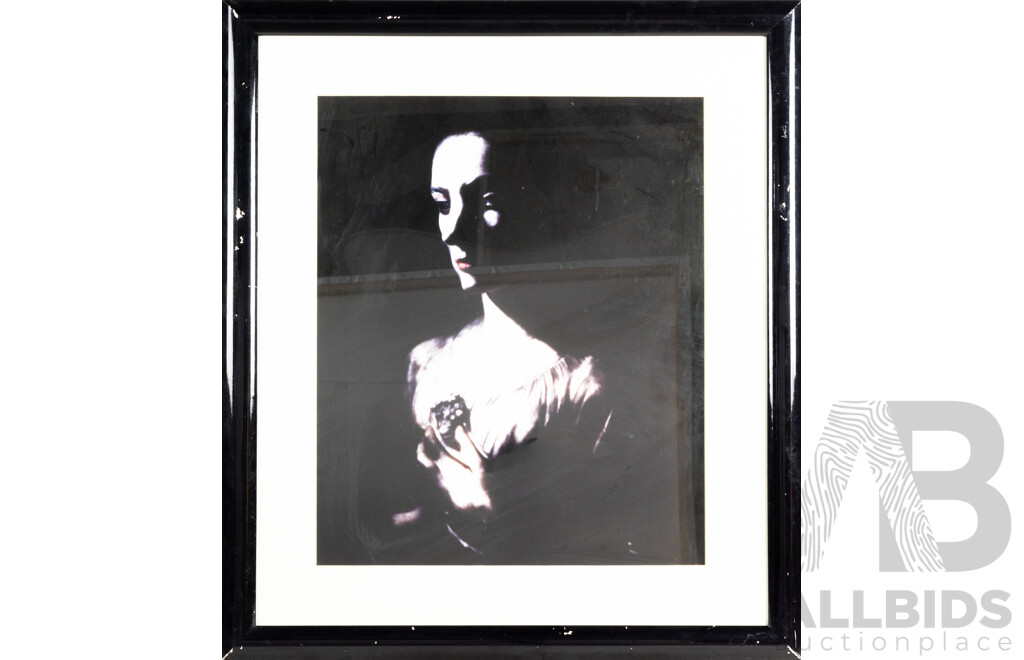Regis Lansac (OAM), (20th Century, French-Born Australian, 1947-), Lady with Primrose (1990), Editioned Type C Photograph, 82 x 72 cm (frame)