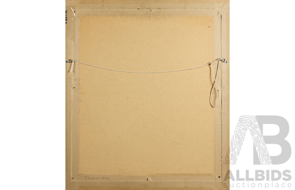 Regis Lansac (OAM), (20th Century, French-Born Australian, 1947-) Fayoum Lady, (1990), Signed & Editioned Type C Photograph, Edition 1 of 5, 82 x 72 cm (frame)