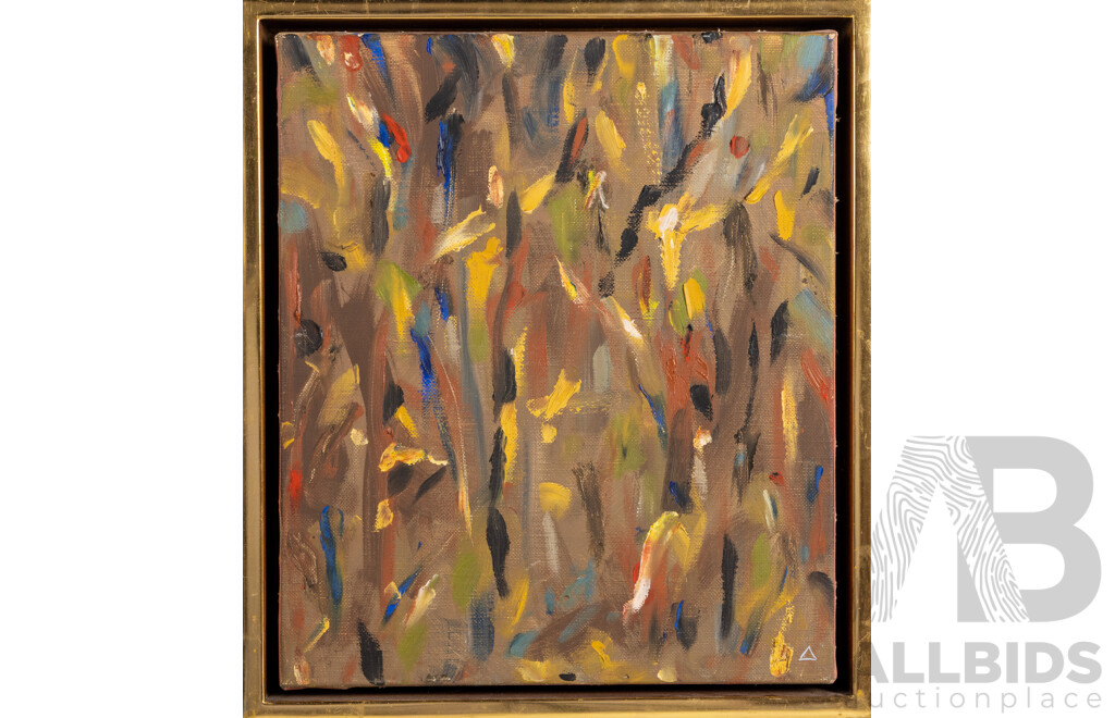 David Aspden,(20th Century, British-Born Australian,1935-2005) Canyonleigh Landscape (1996), Original Oil on Canvas, 40cm X 35cm (frame)