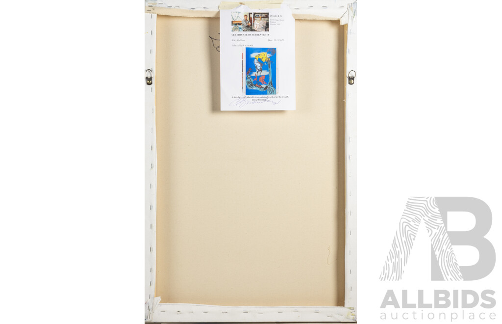 David Bromley, After School, 90cm x 60cm Synthetic Polymer on Canvas