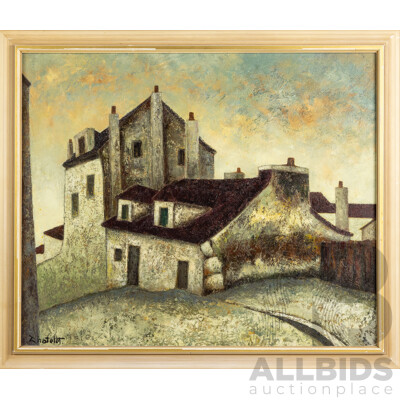 Albert Henry Fullwood (19/20th Centuries, British-Born Australian, 1863-1930), The Old Barn (1925), Antique Watercolour, 37 X 49.5 M (Frame)